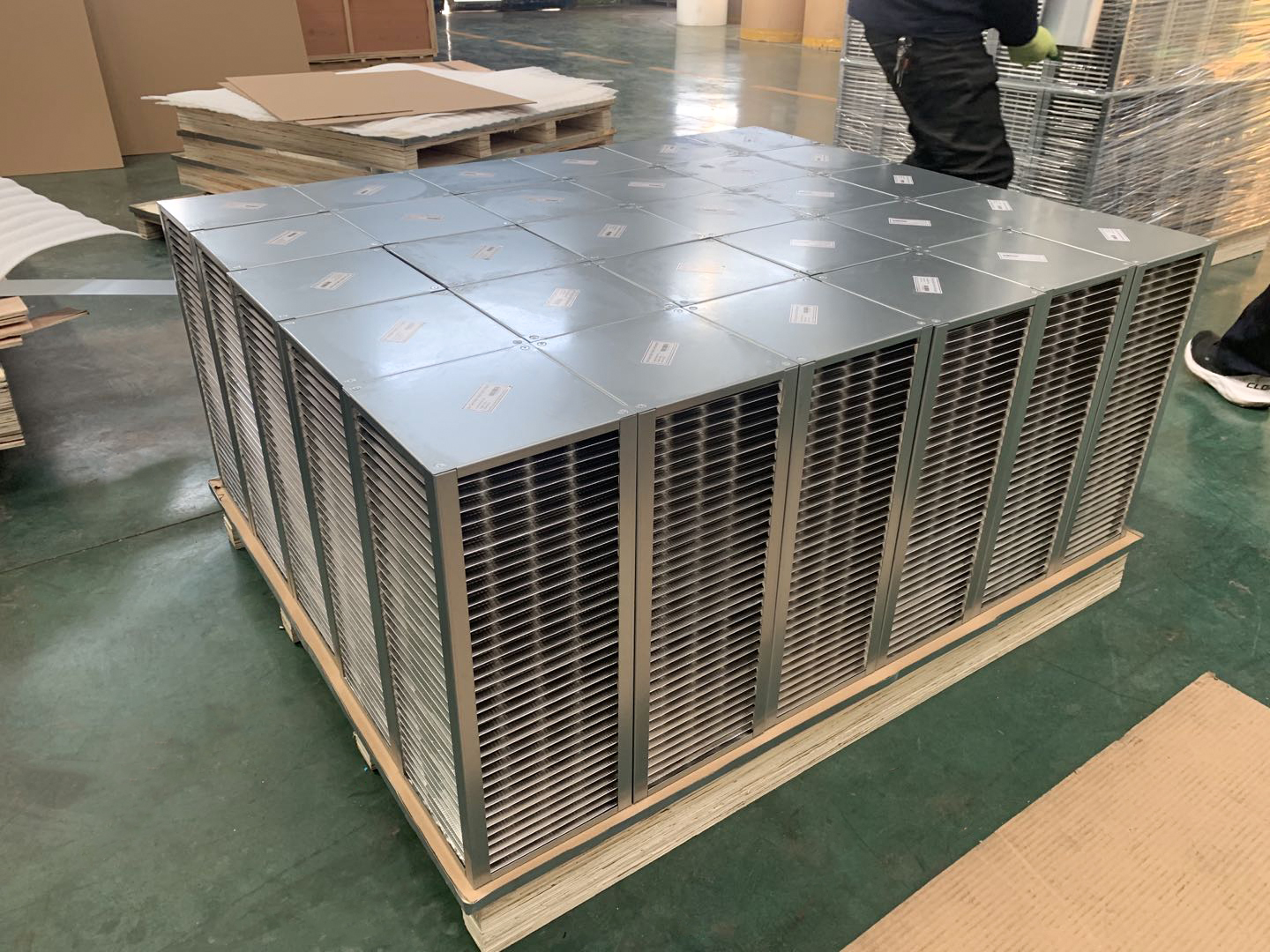 不銹鋼空氣換熱器板式熱回收芯體耐高溫耐腐蝕